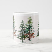 Waldbaumen von Evergreen Jumbo-Tasse (Vorderseite)