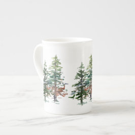 Waldbaumen von Evergreen Porzellantasse
