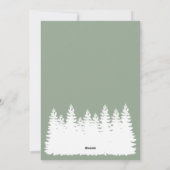 Waldbaumen Weihnachten (Rückseite)