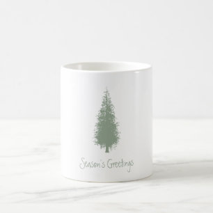 Waldbaumen Weihnachten Kaffeetasse