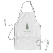 Waldbaumen Weihnachten Schürze (Vorne)