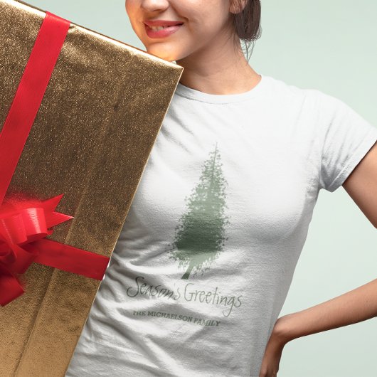 Waldbaumen Weihnachten T-Shirt