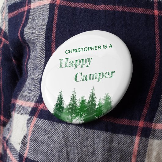 Waldbaumen zum Geburtstag Button