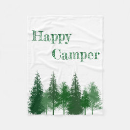 Waldbaumen zum Geburtstag Fleecedecke