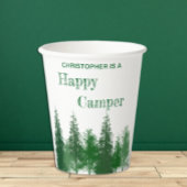 Waldbaumen zum Geburtstag Pappbecher