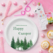 Waldbaumen zum Geburtstag Pappteller (Party)