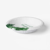 Waldbaumen zum Geburtstag Pappteller (Gewinkelt)