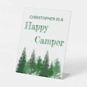 Waldbaumen zum Geburtstag Sockelschild (Vorderseite)