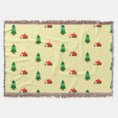 Waldbaummuster - Gemütliches Naturdesign Decke (Vorderseite)