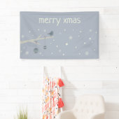 Waldbaumspatvögel im Winter Cartoon Banner (Insitu)