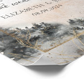 Waldbaumwald Poster (Ecke)