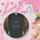 Waldbaumwald Rustikale Barnfarm Hochzeit Pappteller (Party)