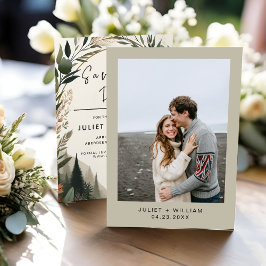 Waldbaumwald Rustikale Barnfarm Hochzeit Save The Date