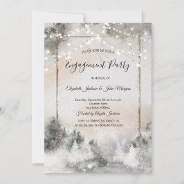 Waldbaumwald-Verlobung Einladung