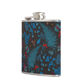 Waldbeeren, Blätter und Bugs 1 Flachmann (Links)