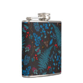 Waldbeeren, Blätter und Bugs 1 Flachmann (Rechts)