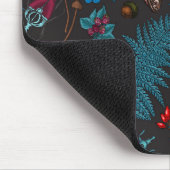 Waldbeeren, Blätter und Bugs 1 Mousepad (Ecke)