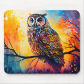 Waldbeobachter, Waldbewohner, Eule Mousepad (Vorne)