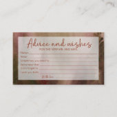 Waldberatung im Herbst und wünscht Brautparty Begleitkarte (Vorderseite)