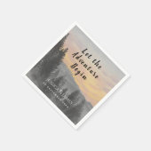 Waldberg Lasse die Adventure Begin Wedding Serviette (Ecke)