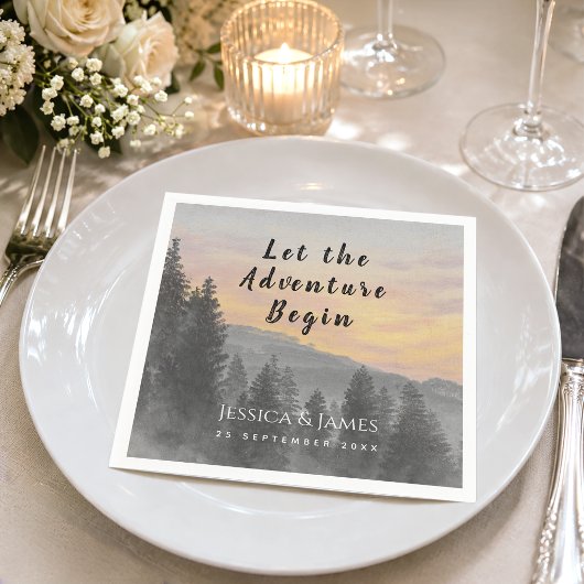 Waldberg Lasse die Adventure Begin Wedding Serviette