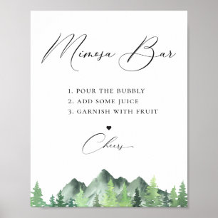 Waldberg Mimosa Bar Poster