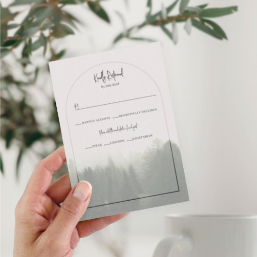 WaldbergWedding RSVP-Karte Einladung