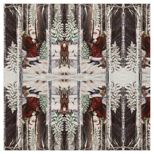Waldbesucher 2 Fabric Stoff (Muster)