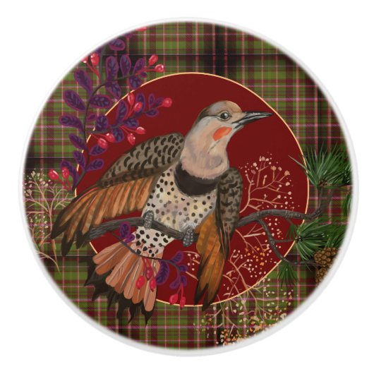 Waldbewaldung und Nordflicker Keramikknauf (Vorderseite)