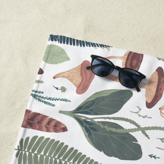 Waldbewaldungsmuster Strandtuch (Beispiel)