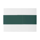 Waldbiom Trend mit grüner Farbe Einladungsbanderole (Rückseitenbeispiel)