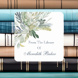 Waldblatt Quadratischer Aufkleber