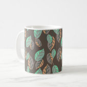 Waldblätter Kaffeetasse (Vorderseite Links)