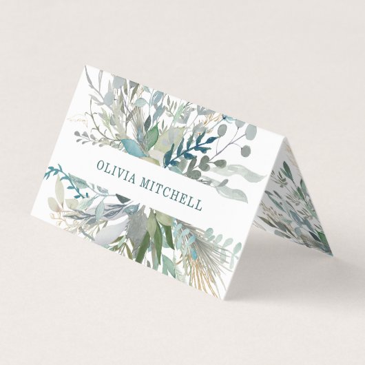 Waldblätterung Visitenkarten (Vorderseite)