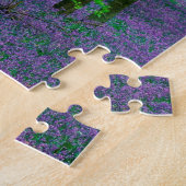 Waldblaue Bell-Buchen-Bäume England Puzzle (Seite)