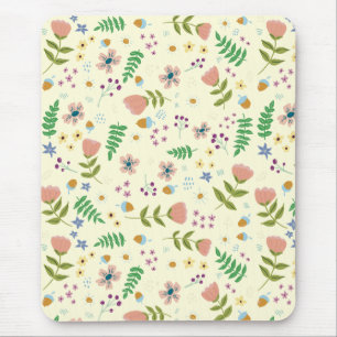 Waldblumen-Mauspad Mousepad