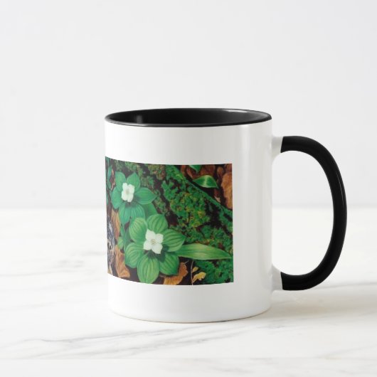 Waldboden/Baby-Kaninchen-Tasse Tasse (Rechts)