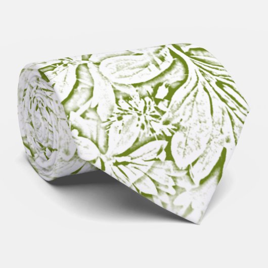 Waldboden Hübsches Blumenmuster © Sandy Long Krawatte (Gerollt)