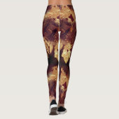 Waldbodenausdruck Leggings (Rückseite)