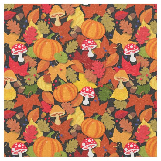 Waldbodenernte Fall Stoff (Nahaufnahme)