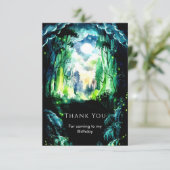 Waldbrand Dankeskarte (Stehend Vorderseite)