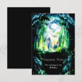 Waldbrand Dankeskarte (Vorne/Hinten)