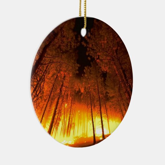 Waldbrand Keramikornament (Rechts)