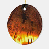 Waldbrand Keramikornament (Links)