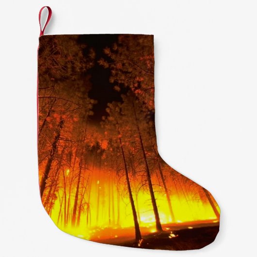 Waldbrand Kleiner Weihnachtsstrumpf (Vorderseite)