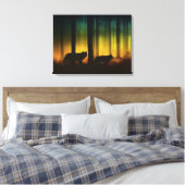 Waldbrand Leinwanddruck (Insitu (Schlafzimmer))