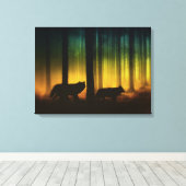 Waldbrand Leinwanddruck (Insitu (Holzboden))