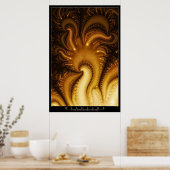 Waldbrand Poster (Küche)