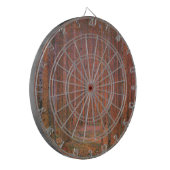 Waldbrand (von Gustav Klimt) Dartscheibe (Vorderseite Links)