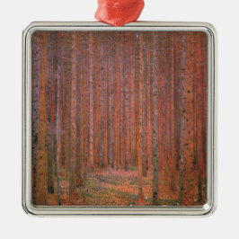 Waldbrand (von Gustav Klimt) Ornament Aus Metall